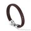 Braided Leather Bracelet VN243518BR