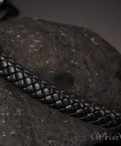 Braided Leather Bracelet VN243518BR 5