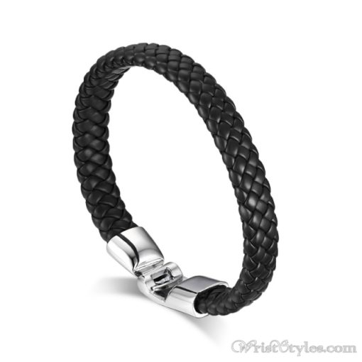 Braided Leather Bracelet VN243518BR 7