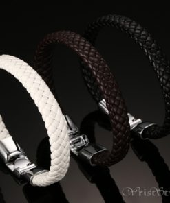 Braided Leather Bracelet VN243518BR 8