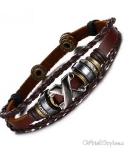 Genuine Leather Charm Bracelet VN036054CH 6