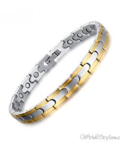 Magnetic Stainless Steel Therapy Bracelet VN257031BR