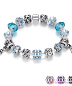 Murano Glass Beads Charm Bracelet BA049134CB 1