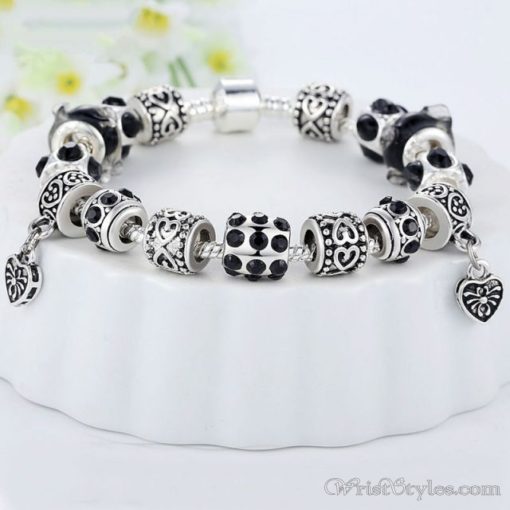 Murano Glass Beads Charm Bracelet BA049134CB 4