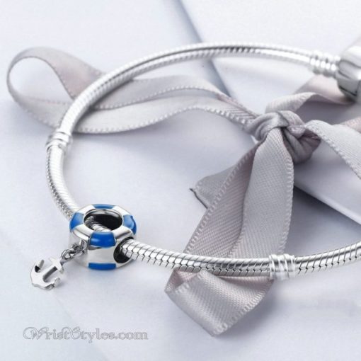 Anchored Life Buoy Bracelet Charm BA610676BC 2
