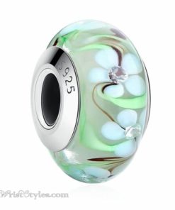 Murano Glass Bead Bracelet Charm 19