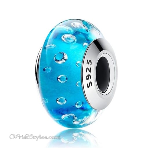 Murano Glass Bead Bracelet Charm 25