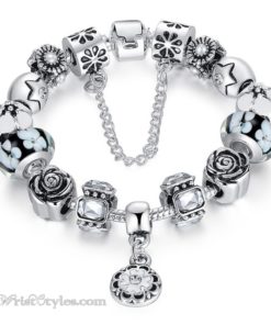 Royal Floral Charm Bracelet WO082468CB 10