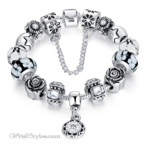 Royal Floral Charm Bracelet WO082468CB 10