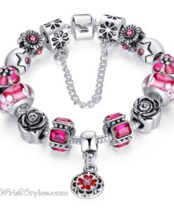 Royal Floral Charm Bracelet WO082468CB 7